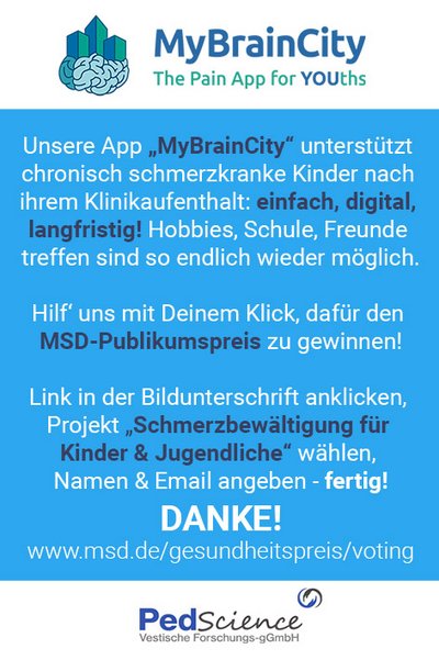 PedScience MSD Publikumspreis 2025 PedScience MSD Publikumspreis 2025