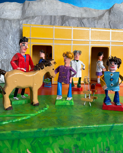 Rheuma-Therapiemodell mit einzelnen Figuren Rheuma-Therapiemodell mit einzelnen Figuren