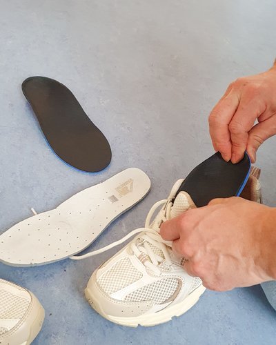 Einlagenversorgung in unserer Klinik Einlagenversorgung in unserer Klinik